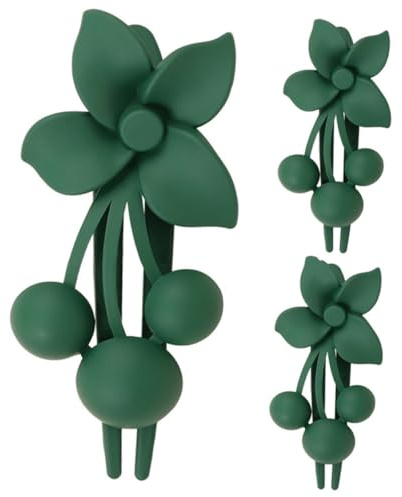 Baluue 3stücke Französische Haarspangen Mit Blumenmotiv Starke Haarklammern Für Feines Dünnes Haar Sichere Frisurfixierung Modisches Zubehör Für Damen Und Mädchen Für Alltag Und Besondere