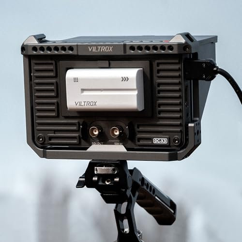 VILTROX DC-X3 - Kit de Monitor SDI con Jaula de Aparejo, Pantalla táctil de 6 Pulgadas, Kit de Jaula de Monitor de Campo 4K HDMI, 2000 nits, Monitor de cámara réflex Digital Visible a la luz del día