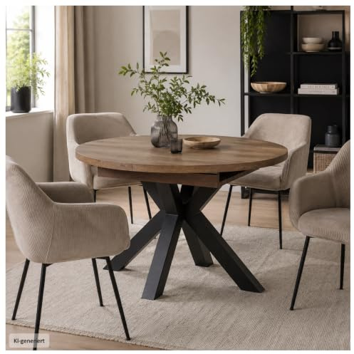 HTI living Ausziehtisch 110-150 cm amerikanische Eiche Adeel Esstisch