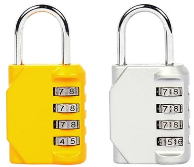 Lucchetto A Combinazione Da 2 Pezzi, Lucchetto A Combinazione Digitale In Metallo, Lucchetto Per Armadietto, Lucchetto Antifurto Per Valigia, Lucchetto Multifunzione Digitale