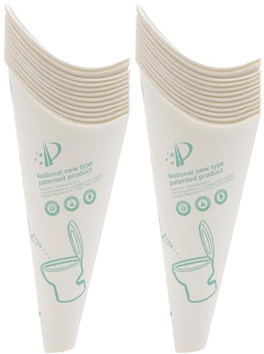 Alasum Imbuto Portatile per Urinare Femminile Monouso, 30 Pezzi Carta Ecologica, Dispositivo la Minzione da Viaggio Bordi Lisci, Leggero e Compatto, per attività Outdoor e Emergenze