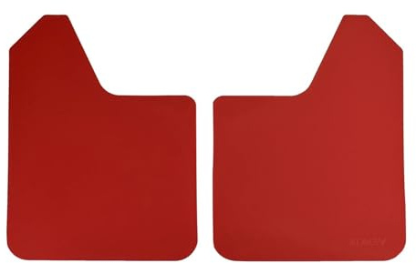 Invernali Per Hyundai Per Tucson Per Elantra Auto SUV Van Pickup Rally Rosso Racing/Sport Paraspruzzi Universali Anteriore Posteriore Parafanghi(2pcs-set Red)