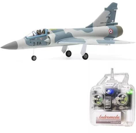 RCXTechPro MinimumRC Phantom 2000 30 Mm EDF RC Jet Flugzeug Modell, 4CH Kampfflugzeug Mit Brushless Motor Gyro Stabilisierung Und Deltaflügel Modellflugzeug Für Erwachsene– Gas Links / 1 Akkus