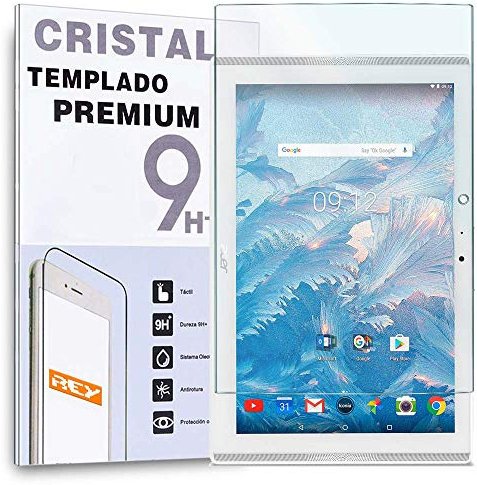 REY Pellicola salvaschermo per Acer ICONIA One 10 B3-A40 10.1, Pellicole salvaschermo Vetro temperato, di qualità Premium Tablet