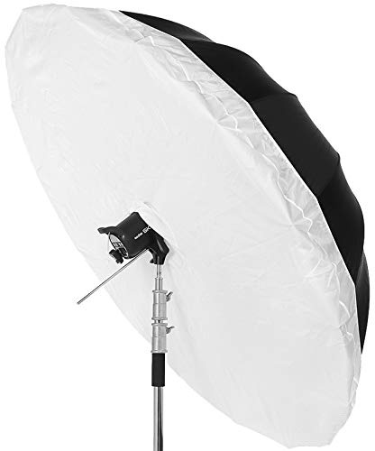 Godox 70 inch 180cm Black White Reflective Umbrella Studio Photography Umbrella, White Inner with Large Diffuser Cover, Bag