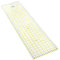 La Canilla ® - Patchwork Lineal 60x16cm Nählineal - Universallineal zum Nähen und Basteln mit exakten Abmessungen CM, MM und Winkel-Maßen Acryl Transparent