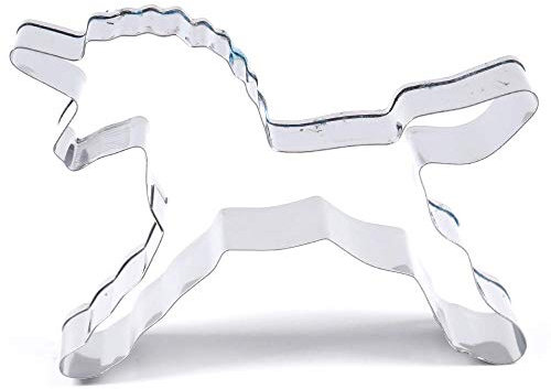 HEHELEBANG 3pcs Unicorn Horse Cookies Cutter Mold Cake Decorating Biscuit Pastry Baking Mould Pastry Fondant Tools