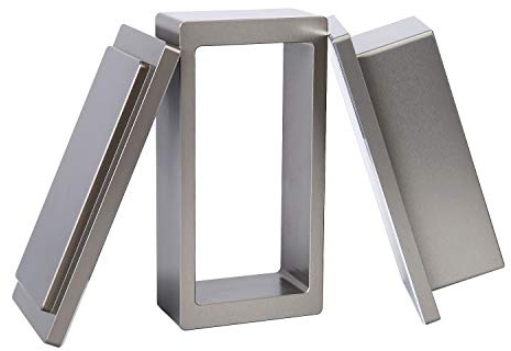 Lunlida 2x4 Inch Pre Press Mold, Made of Food Grade Anodized Aluminum - Pair It with 2-Inch Width Filter Bags
