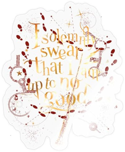 Harry Potter I Solemnly Swear Spruch Sticker Aufkleber