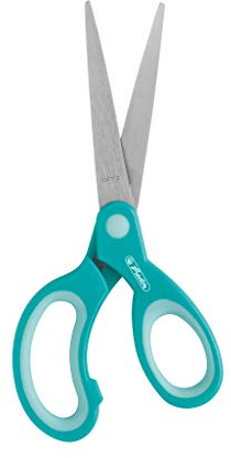 Herlitz Design Bastelschere für Linkshänder / spitz / Farbe: hellblau