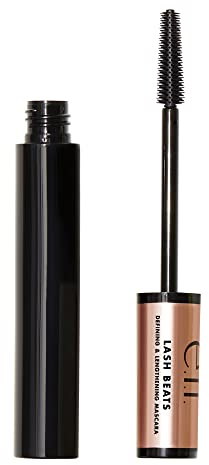 e.l.f. Lash Beats Mascara formule allongeante pour cils méga longs, crée des cils longs et définis d'apparence naturelle, noir, 31,2 g, 10 ml (lot de 1)