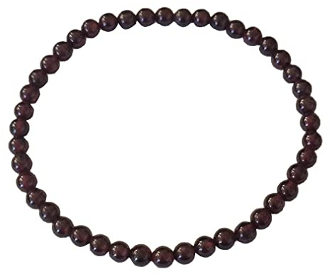 Granat - Almandin Armband Kugel 4 mm auf Stretchband