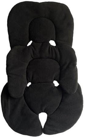 Infant Car Seat Insert Baby Stroller Newborn Insert Pram Liner Buggy Pushchair Seat Liner Soft Cosy Plush & Mesh Seat Cushion Reversible