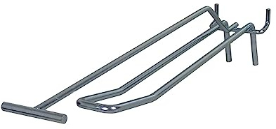 GERSO 100 Doppelhaken mit Etikettenträger L=150 mm