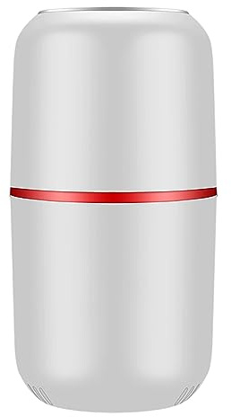 COYOUCO Broyeur d'herbes électrique, Grand Moulin à Herbes/Moulin à café/Moulin/broyeur pour épices, Grains de café et Herbes avec Brosse de Nettoyage - capacité de 120G,Blanc