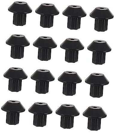 48 Pack Black Rubber Feet for Gas Stove Burner Grates Replacement