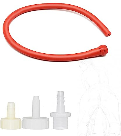 Anal Shower for Anal Sex Enema Anal Butt Plug Gentle and Hygienic Cleaning SM Sex Toy for Intimate Shower and Vaginal Shower with Backflow Prevention for Men or Women (50 cm) (Size : 50CM)