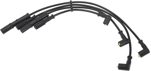 QUARKZMAN Bobina Candele Cavi Bobina di Accensione Cavo Adatto per Fiat Punto Schragheck 1.2 60 (1999-2012) 44kW No.46749624 - Pacco da 4