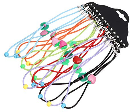 GALPADA 24stücke Bunte Elastische Brillenhalterungen Für Junge Mädchen Verstellbare Brillenkette Für Sportbrillen Und Sonnenbrillen Für Hals Oder Arm Herunterfallen Beim Laufen