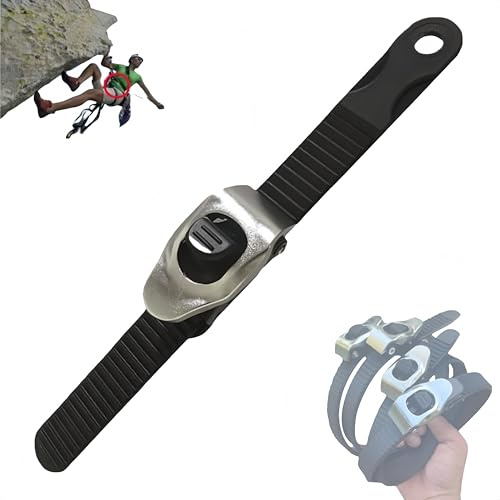 Cinghia resistente, tenditore a cricchetto e denti antiscivolo, fibbia in metallo regolabile e super resistente, cinghia bloccabile per fissare qualsiasi cosa, ovunque (50CM)