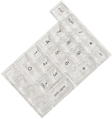 Teclado numérico transparente de PC MX con 22 luces de cristal