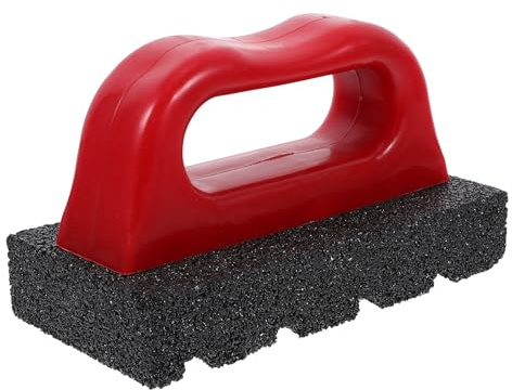 LALAFINA Strumento la Pulizia Mattoni in Cemento con Impugnatura Ergonomica, Blocco di Levigatura per Finitura Calcestruzzo, Utensile Manuale Versatile per Muratura e Rimozione Macchie