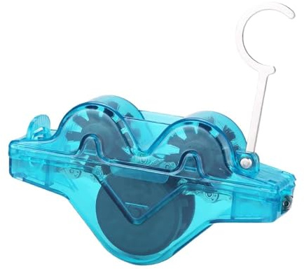 Kedjerengörare för Cykel - Professionellt 3D Rengöringsverktyg för MTB och Landsvägscykel - Underhållskit för Cykelkedja(Blue)