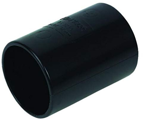 WS08-BL - Floplast Solvent Weld Black 40mm Waste Coupling