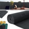 LZQ Estera de protección visual de PVC, color antracita, 6 x 1,2 m (largo x ancho), revestimiento de balcón, borde de balcón, apertura con láminas reforzadas
