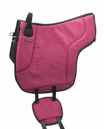 AMKA Reitpad Bareback Pad aus Wildleder Komfort Gr. Warmblut für Erwachsene