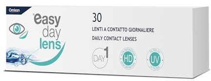 Easy Day Lens, 30 Lenti A Contatto monouso Giornaliere per la correzione della miopia, -5,50