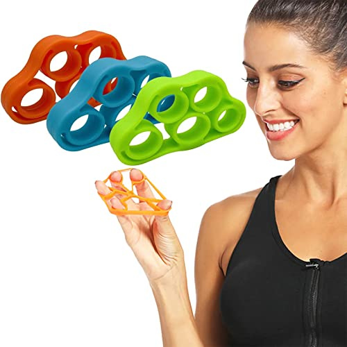Finger Exerciser,Allenatore per Muscoli Delle Dita, Barella per Dita, Allenatore per le Mani, Allenamento Estensori e Flessori Dita,Rafforzamento Della Forza Delle Dita