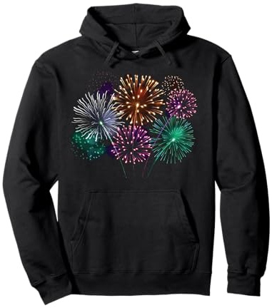Feuerwerk Silvester Party Pullover Hoodie