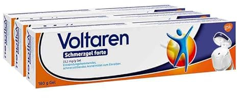 Voltaren Schmerzgel forte inclusive einer Handcreme von vitenda - bei akuten Rückenschmerzen, Muskelschmerzen und Gelenkschmerzen (540)
