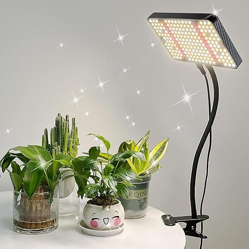 FRGROW Pflanzenlampe LED Vollspektrum, Pflanzenlicht für Zimmerpflanzen, UV-IR Vollspektrum Pflanzenleuchte 200W, Grow Lampe 208 LEDs, Wachstumslampe für Pflanzen, Daisy Chain Euro Stecker