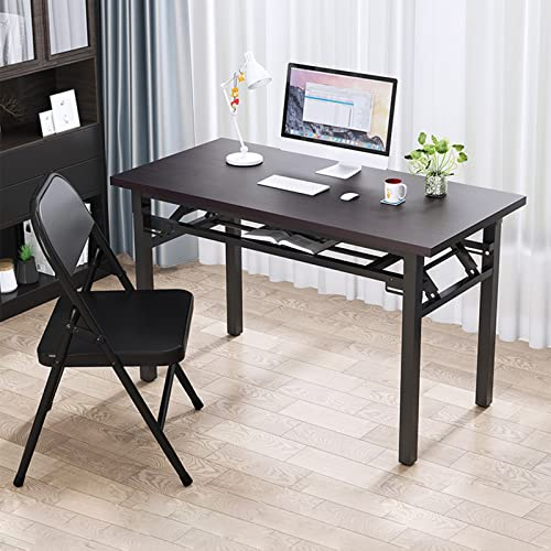 KAZUP Klappbarer Computertisch, Schreibtisch, Kleiner Schreibtisch für Studenten, platzsparender Laptop-Tisch, Schreibtisch, Arbeitsplatz für Heimbüro, C, 120 x 60 x 74 cm (47 x 24 x 29 Zoll)