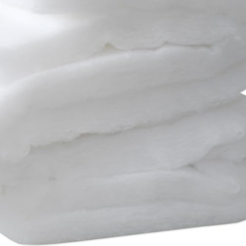 Nurtextil24 Volumenvlies Meterware 2m Länge 5cm Dicke 160cm Breite Quilt 500g/m² Polstervlies 50mm Höhe Waschbar Watte Polsterwatte Diolenwatte Vlieswatte Füllung Kissen Decke Sofa Polsterung