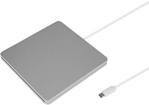 Septpenta Externer DVD Brenner für OSX Win98 SE/ME/2000/XP Win7/Win8/Win10, Tragbares Externes DVD Laufwerk, EIN Knopf Brennen, Schnelle Datenübertragung, Plug and Play