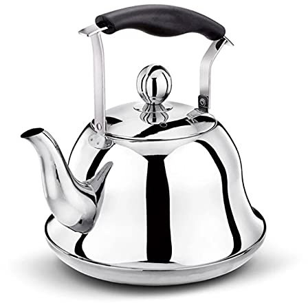 OQHAIR Bouilloire à thé sifflante Bouilloire Chauffe-Eau de Grande capacité Bouilloire en Acier Inoxydable Bouteille chauffante à Eau Bouilloire sifflante antirouille pour la Cuisine à do
