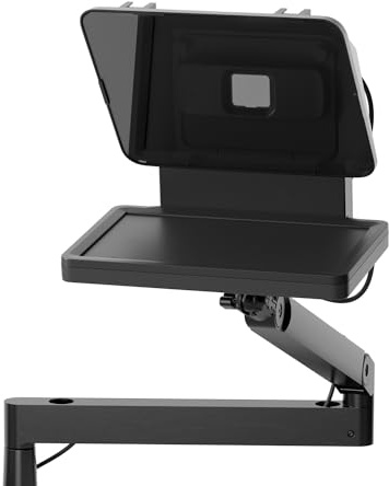Elgato Prompter Swivel Mount Bundle - Teleprompter premium con braccio a profilo basso, compatibile con DSLR, webcam e smartphone, completamente regolabile per un montaggio versatile, per streaming