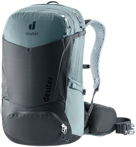 deuter Trans Alpine Pro 28 cykelryggsäck, Grafithale, 28 L, Minimalistisk