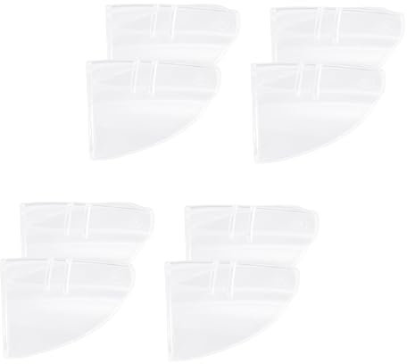 Gadpiparty 4paare Brillen-seitenschutz Schutzbrillenflügel Flexibler Brillenschutz Aus Tpu Einzelloch Beidseitig Anbringbar Schutz Vor Spritzern