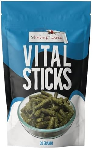 Vital-Sticks (30g) für Garnelen, Welse, Krebse, Schnecken, Wirbellose