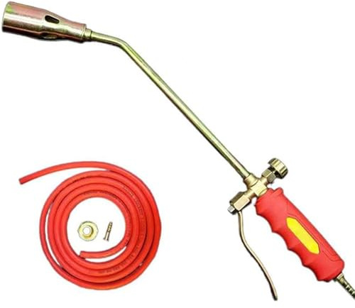 Propane Torch Weed Burner Kit, Portable Propane Torch Weed Burner, with Hose, High Output 1,900,000 BTU, with Push Button Igniter for Outside, Garden(30mm,2m)