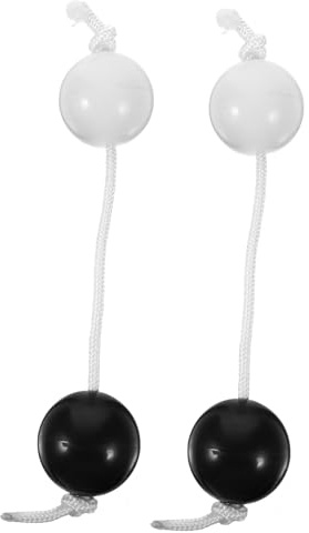 Hemobllo 2 pièces Balles Rythmiques Africaines Double Shaker Instrument de Musique Percussion pour Débutants Cadeau Éducatif