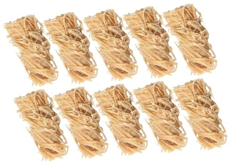 AKOOSY Iniciadores De Fuego Naturales para Acampar y Barbacoa, 12 Unidades De Cera y Madera para Encender Fogatas Al Aire Libre Cualquier Clima