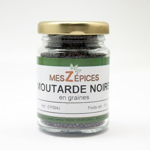 Moutarde noire en graines - Verrine 70 g