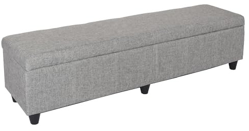 Berlinlodge Bank Sitzbank MIT Aufbewahrung Lars Leder + Kunstleder Schwarz HxBxT 45x112x45cm Stauraum groß platzsparend Wohnzimmer Kinderzimmer Schlafzimmer