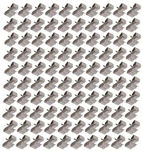 ERYUE Ensemble de Serre-câbles/Supports pour Panneaux Solaires, 100 Pièces, Ensemble de Serre-câbles en Acier Inoxydable, Matériau Haute qualité pour Une Utilisation à Long Terme, Idéal Les Remorques