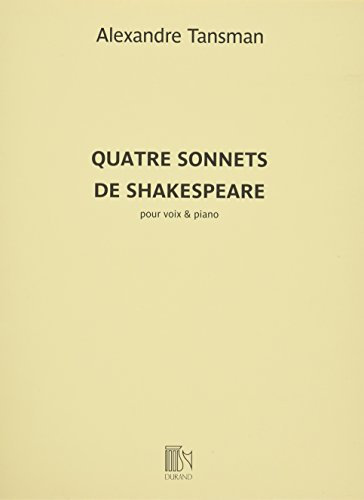 Quatre Sonnets de Shakespeare (CHANT)